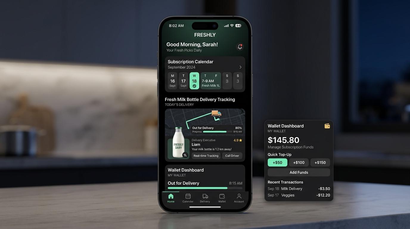 Basketly – Daily Dairy & Grocery Delivery Platform